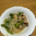 EmiKaeeee's cooksnap of when they made 白飯すすむ❊ピーマンと椎茸の中華春雨炒め.