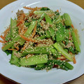 55才のおじさん's cooksnap of when they made 小松菜とにんじんとツナの和え物.