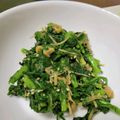 hika911's cooksnap of when they made 茹でて和えるだけ！春菊なめ茸和え.
