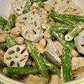 すえごん's cooksnap of when they made 今日は和風洋風？蓮根とお豆のデリ風サラダ.