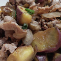 あゆたっくん's cooksnap of when they made さつまいもと豚コマの生姜焼き.
