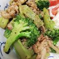 クックHBQ370☆'s cooksnap of when they made 豚肉とブロッコリーの中華風炒め.