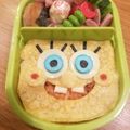おにぎりくんのママ's cooksnap of when they made オムライスで＊スポンジボブキャラ弁.