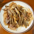 しのびー★'s cooksnap of when they made ごぼうと豚肉のにんにく甘辛炒め.