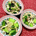 ふたごゆき's cooksnap of when they made 簡単☆青梗菜ときのこの海苔ナムル.
