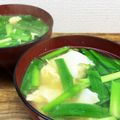 horseland's cooksnap of when they made ニラ玉の味噌汁.