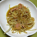 美結ママmukku☆'s cooksnap of when they made 給食のもやしのカレー炒め.