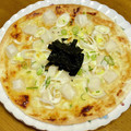 にきけん's cooksnap of when they made ＊白ネギ＆おもち＊和風マヨ柚子胡椒ピザ.