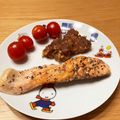 しましまあひる's cooksnap of when they made 簡単！サーモンのバジルオイル焼き.