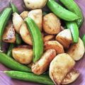 ♪ＦａＦａ♪'s cooksnap of when they made かぶとスナップえんどうのバタポン炒め.