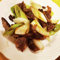 むむむん's cooksnap of when they made 豚バラと長ネギのライム塩炒め.