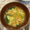ほっほ's cooksnap of when they made 焼肉屋さん風　玉子スープ.
