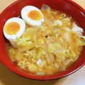 柊＿＿'s cooksnap of when they made サリ麺☆簡単キムチラーメン.