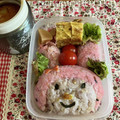 クック49L4Ho☆'s cooksnap of when they made 桜でんぶのマイメロちゃん♪（キャラ弁）.