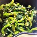 クックKLRAJE☆'s cooksnap of when they made 冷凍菜の花で作る辛子和え.