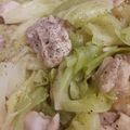 meise17's cooksnap of when they made 【レンチン10分】キャベツと鶏肉の旨塩煮.