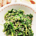 クックE662AA☆'s cooksnap of when they made レンジで簡単♪ほうれん草のナムル.