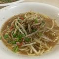 papikun's cooksnap of when they made 豚もやし炒めたっぷりの背脂醤油ラーメン.