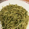 クック49L4Ho☆'s cooksnap of when they made 春菊のジェノベーゼ風パスタ.