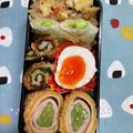 ☆あさ's cooksnap of when they made ハムカツ巻き巻き.
