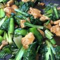milsalud's cooksnap of when they made 鶏むね肉と小松菜のスタミナ炒め.