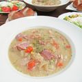 イベ長's cooksnap of when they made ☆あったか！具だくさんミルクスープ♪.