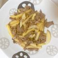 こーやんたん's cooksnap of when they made 牛肉と細切りじゃがいもの甘辛炒め.