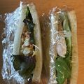 かずくん☆'s cooksnap of when they made 鮭フレークと卵ときゅうりのサンドイッチ.