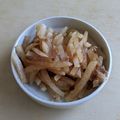 由芽15's cooksnap of when they made 5分で簡単！大根のパリパリおかか和え.