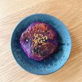 ごくごっくん's cooksnap of when they made 紫芋のさつまいもお焼き.