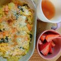 ひろぅみん's cooksnap of when they made 離乳食 かぼちゃのマカロニグラタン.