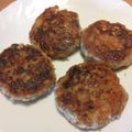 nekopaka's cooksnap of when they made 1才★幼児食★豚ミンチのハンバーグ.