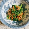 yukarin222's cooksnap of when they made 春菊の納豆和え.