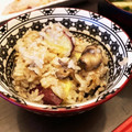マックスの母's cooksnap of when they made 白だしで☆さつま芋と舞茸の炊き込みご飯.