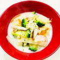 あっこ姉's cooksnap of when they made ヘルシー！ブロッコリーと白菜の豆乳スープ.