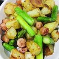 かなぽん☆☆'s cooksnap of when they made レンジで時短！アスパラポテトチーズ炒め.