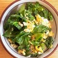 さき8888's cooksnap of when they made かつお菜と卵の中華炒め.