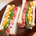 あい♪らんど's cooksnap of when they made ホットサンド トマト ハム 玉子 チーズ.