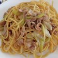 あおくろっこりー's cooksnap of when they made コクうまぁ☆ねぎ豚味噌パスタ.
