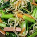 クック6J8WQZ☆'s cooksnap of when they made 小松菜ともやしの絶品中華炒め.