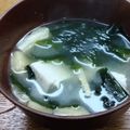 プルンバゴ's cooksnap of when they made 【 豆腐とわかめの味噌汁♪ 】.