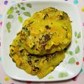 チェックのミニくま's cooksnap of when they made 簡単☆甘くて美味しい♫かぼちゃのチヂミ.