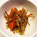 ☆瑛☆'s cooksnap of when they made もう一品に　　　　　　きんぴらゴボウ.