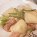 cookpad1年生's cooksnap of when they made 美味しい！カブとベーコンのガーリック炒め.