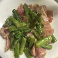 s89k's cooksnap of when they made ベーコンとアスパラのマヨ炒め.