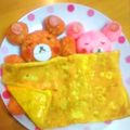 taaaです's cooksnap of when they made キャラごはん☆すやすやクマさんオムライス.