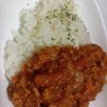 ぴょこたまる's cooksnap of when they made 豚ひき肉で作るキーマカレー.