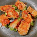 しばちゃそ's cooksnap of when they made 焼肉のタレで！簡単ピーマン肉巻き.