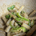 りんごのど飴's cooksnap of when they made ごぼうとピーマンのごま和え.