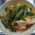 accohappy's cooksnap of when they made 鶏むね肉とほうれん草の味噌炒め【作りおき.